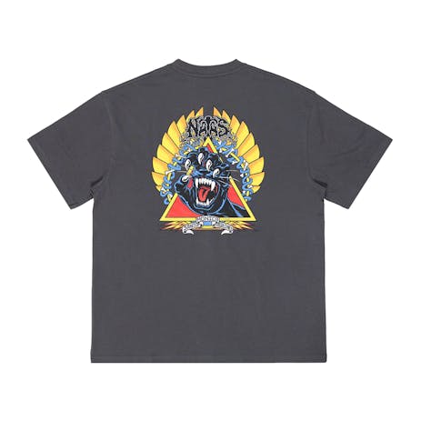 Santa Cruz Natas Screaming Panther T-Shirt - Washed Black