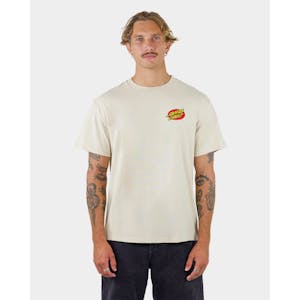 Santa Cruz Oval Dot T-Shirt - Natural