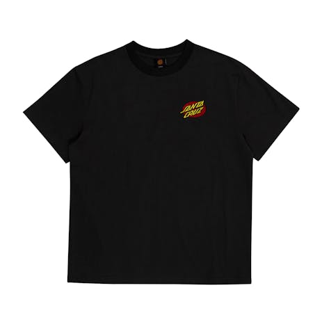 Santa Cruz Oval Dot T-Shirt - Washed Black