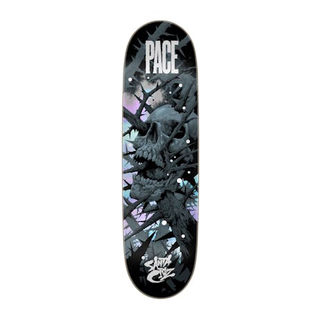 Santa Cruz Pace Deathtrap 8.7” Skateboard Deck - Prismatic Foil