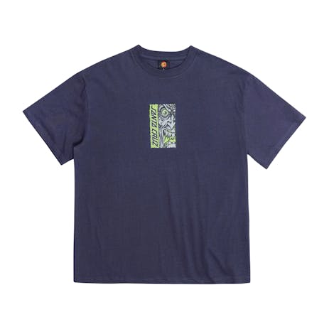 Santa Cruz Roskopp Rigid Face T-Shirt - Navy