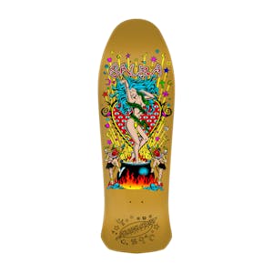 Santa Cruz Salba Witch Doctor Re-Issue 10.4” Skateboard Deck - Gold Dip