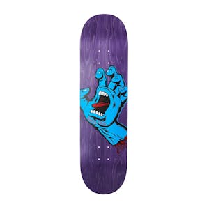 Santa Cruz Screaming Hand 8.38” Skateboard Deck - Indigo
