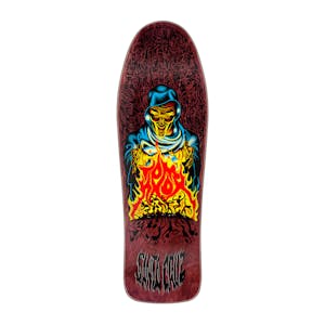 Santa Cruz Knox Firepit Re-Issue 10.07” Skateboard Deck - Burgundy