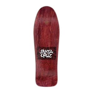 Santa Cruz Knox Firepit Re-Issue 10.07” Skateboard Deck - Burgundy