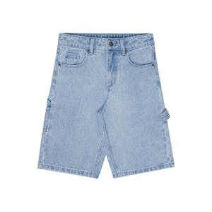 Santa Cruz Screaming Wave Patch Youth Carpenter Shorts - Light Indigo