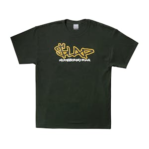 Slap Cash Logo T-Shirt - Forest Green