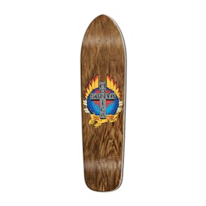 SMA Stigmata Longboard Reissue 9.125” Skateboard Deck - Dark Stain