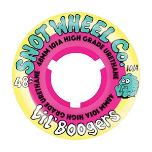 Snot Lil Boogers 48mm 101A Skateboard Wheels - Pink/Yellow