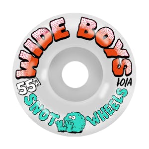 Snot Wide Boys 55mm 101A Skateboard Wheels - Glow