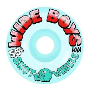 Snot Wide Boys 55mm 101A Skateboard Wheels - Teal
