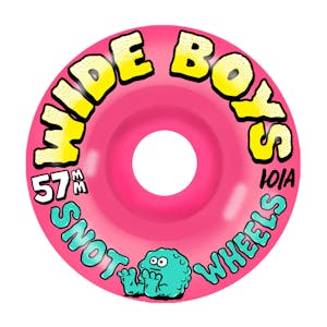 Snot Wide Boys 57mm 101A Skateboard Wheels - Pink