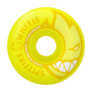 Spitfire Bighead Neon 54mm Skateboard Wheels - Yellow