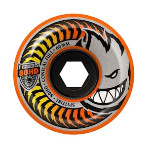 Spitfire Conical Full 80HD 60mm Skateboard Wheels - Orange Fade