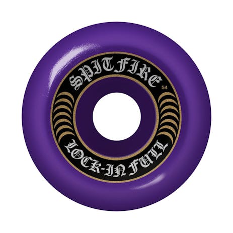 Spitfire Lock-in Full Formula Four 99D 54mm Skateboard Wheels - Purple