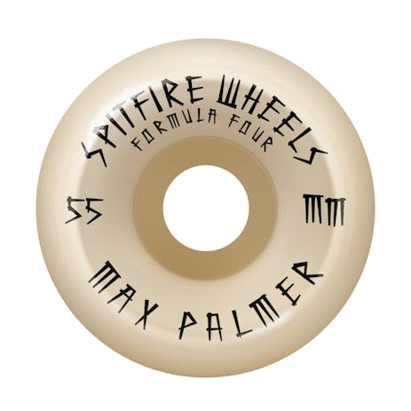 Spitfire Spiked Conical Full Formula Four 99D Skateboard Wheels - Max Palmer