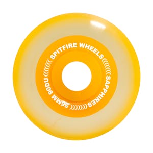 Spitfire Sapphire 90D 56mm Skateboard Wheels - Neon Orange