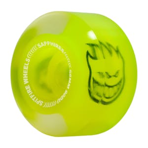 Spitfire Sapphire 90D 58mm Skateboard Wheels - Neon Yellow