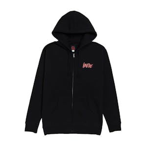 Spitfire Undead Zip-Up Hoodie - Black