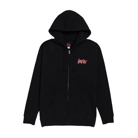 Spitfire Undead Zip-Up Hoodie - Black