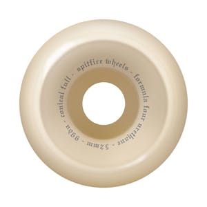 Spitfire Venom Conical Full Formula Four 99D 54mm Skateboard Wheels - Natural