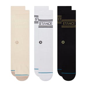 Stance Basic Crew 3-Pack Socks - Oatmeal