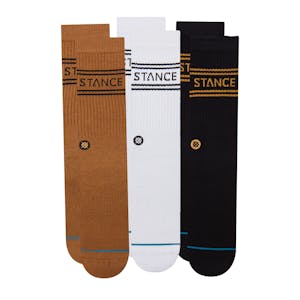 Stance Basic Crew 3-Pack Socks - Gold