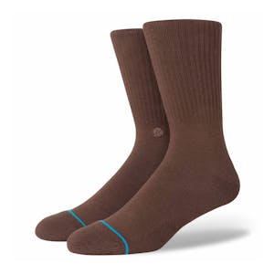 Stance Icon Crew Socks - Brown