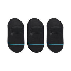 Stance Icon 3-Pack No-Show Socks - Black