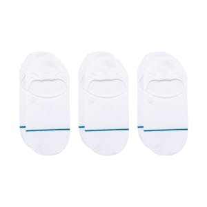 Stance Icon 3-Pack No-Show Socks - White