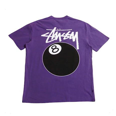 Stussy 8 Ball LCB T-Shirt - Pigment Grape