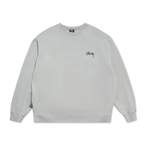 Stussy Fuzzy Dice Crewneck - Pigment Olive