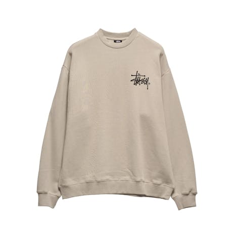 Stussy Graffiti LCB Fleece Crewneck - Stone