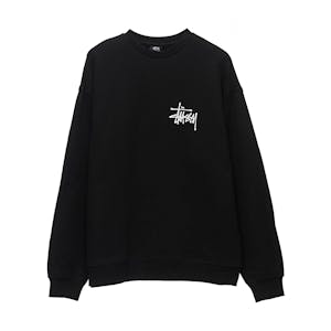Stussy Graffiti Crewneck Sweater - Black