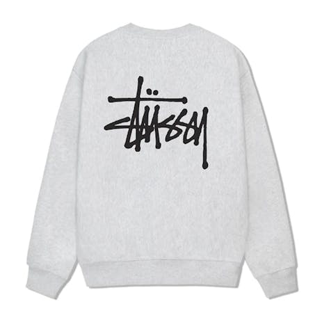 Stussy Graffiti LCB Fleece Crewneck - Ash Heather