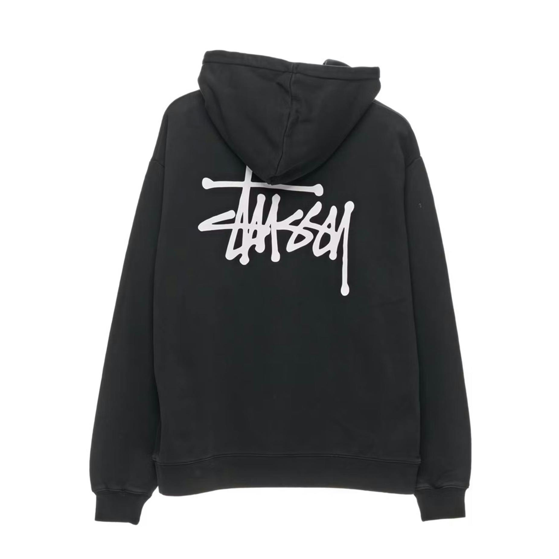 Stussy Graffiti LCB Fleece Hoodie - Black | BOARDWORLD Store