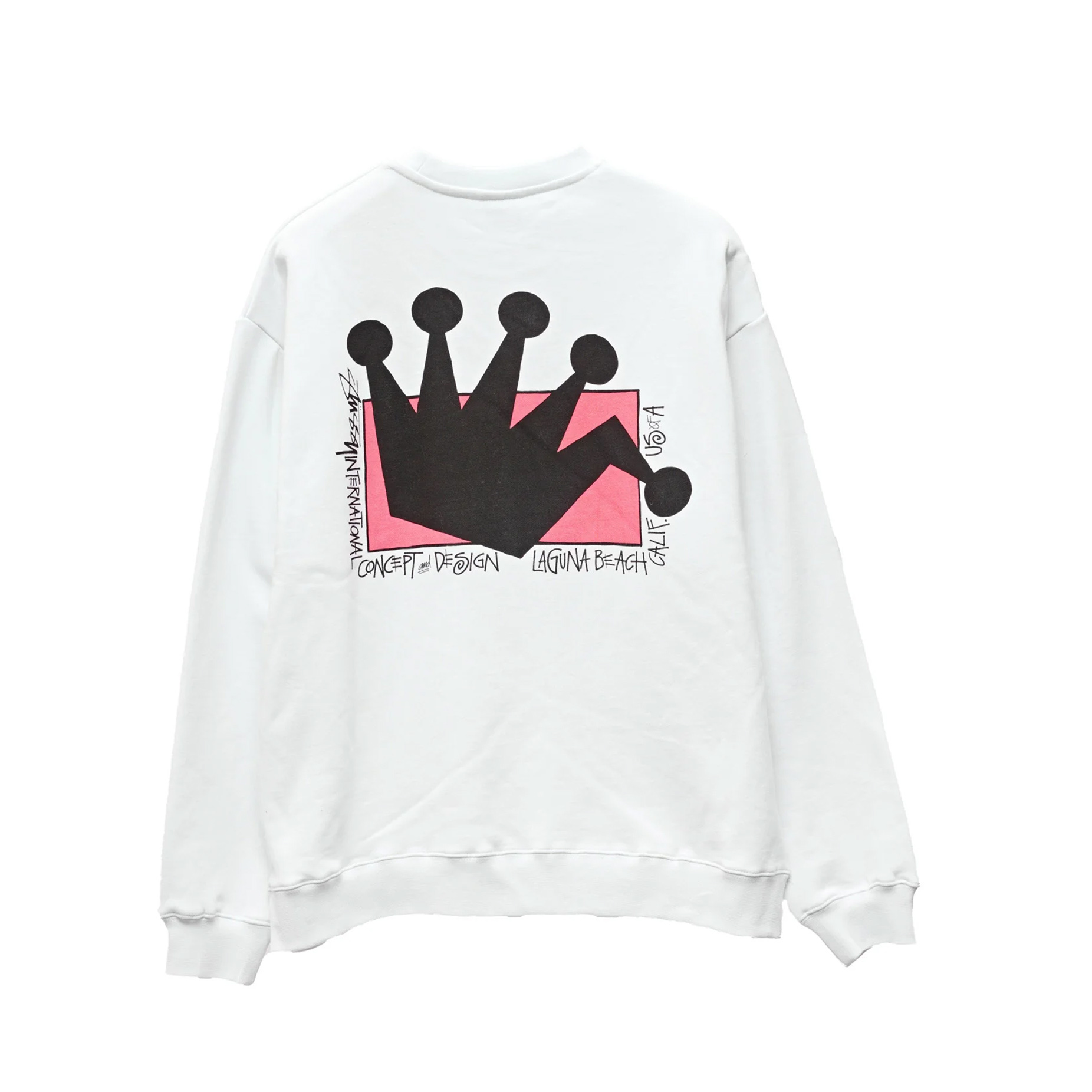 Stussy crown discount crewneck