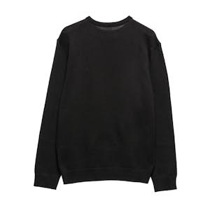 Stussy Peace Crown Knit Crewneck Sweater - Black