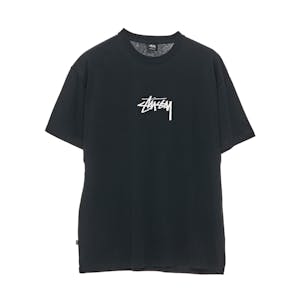 Stussy Stock Chest T-Shirt - Black