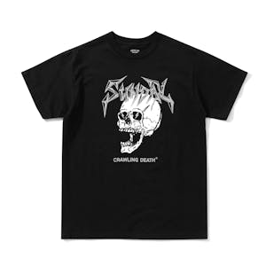 Crawling Death x Sunday Skull T-Shirt - Black
