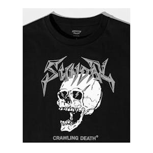 Crawling Death x Sunday Skull T-Shirt - Black