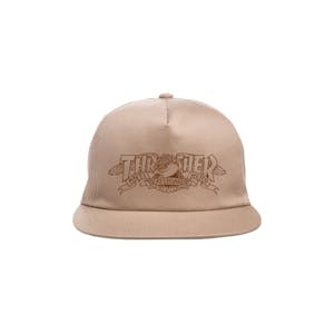 Antihero x Thrasher Mag Banner Snapback Hat - Khaki
