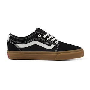 Vans Chukka Low Sidestripe Skate Shoe - Black/Gum