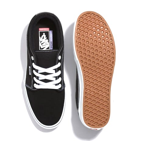 Vans Skate Chukka Low Skate Shoe - Black/White