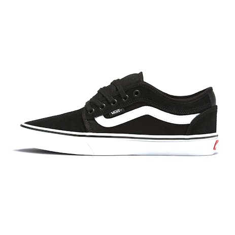 Vans Chukka Low Sidestripe Skate Shoe - Black/White