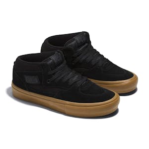 Vans Half Cab Skate Shoe - Black/Gum