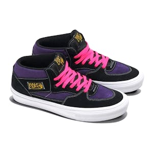 Vans Half Cab Skate Shoe - Black/Purple