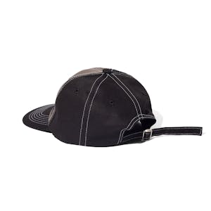 Velvet Side Logo Hat - Black/Grey