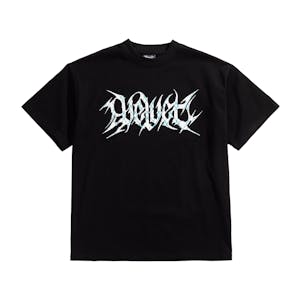 Velvet Scrawl T-Shirt - Black