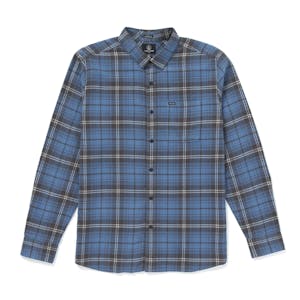 Volcom Caden Plaid Long Sleeve Flannel Shirt - Blueberry